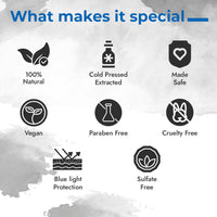 Nefol Hair Lather Shampoo with Blue Tea, Tea Tree, Biotin, and Saw Palmetto - Reduces Hair Loss, Nourishes Follicles - 300ml