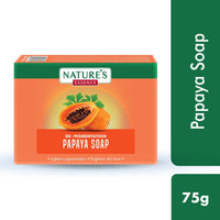 Nature's Essence De-pigmentation Papaya Soap | Soap for Bath, 75g
