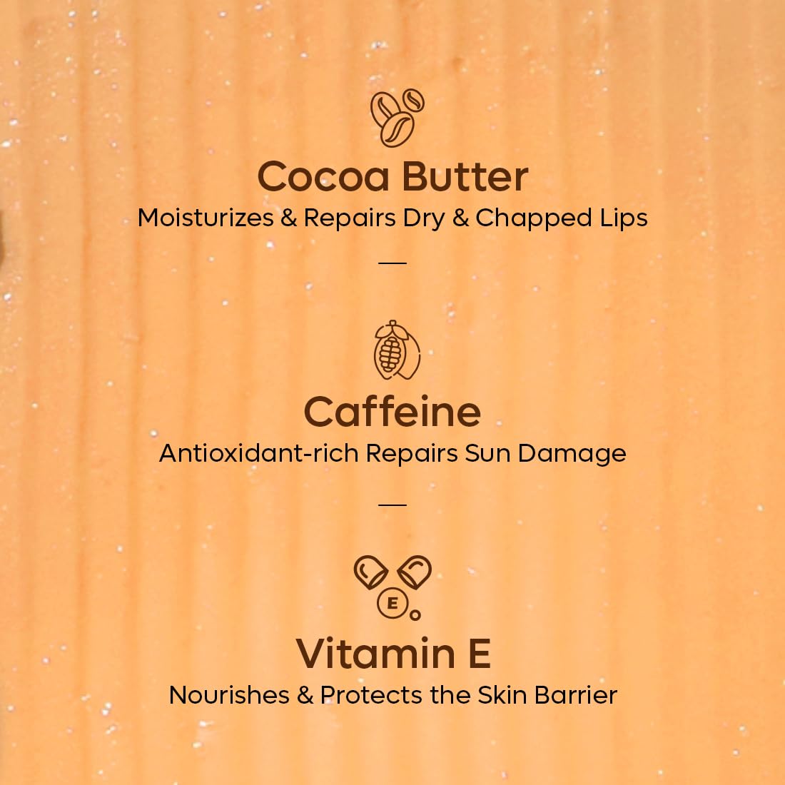 McAffeine Choco Lip Balm With SPF 20+ for Dry & Chapped Lips | 24 Hour Moisturization With Sun Protection | Cocoa Butter & Caffeine for Women and Men, 1 Count, Beige