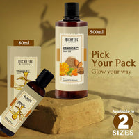 Richfeel Vitamin E++ Oil, 80ml - Pack of 2 | Blend of Almond, Wheatgerm, Walnut & Carrot Oils | Antioxidant | Fight Dullness, Damage & Ageing of Skin | Anti-Stretch Marks and Scars