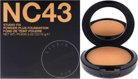 NEW MACC Studio Fix Professional Waterproof oil-free Longlasting Liquid 24-hour colour-true foundation Matte Finish For Women, Girls 15g - Shine-Free Compact Powder (All NC) (NC-43)