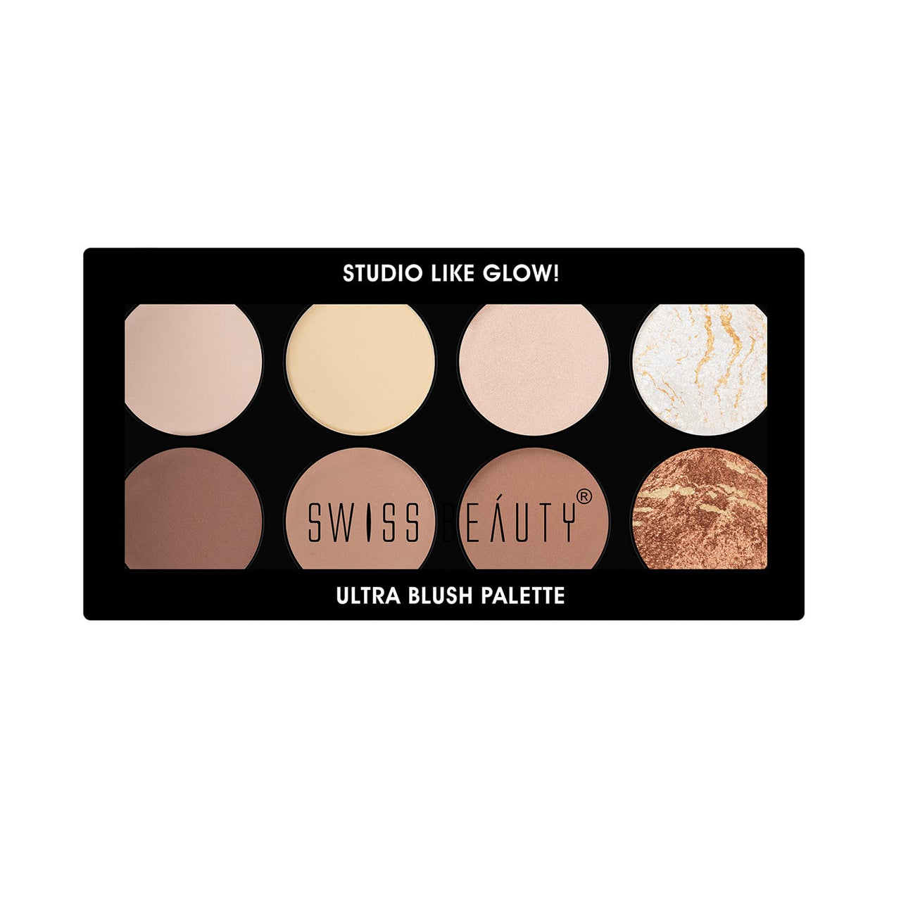 Swiss Beauty Ultra Blush Palette With Highly Blendable Shades | Pigmented Blusher For A Natural Flush | Shade-4, 16Gm|