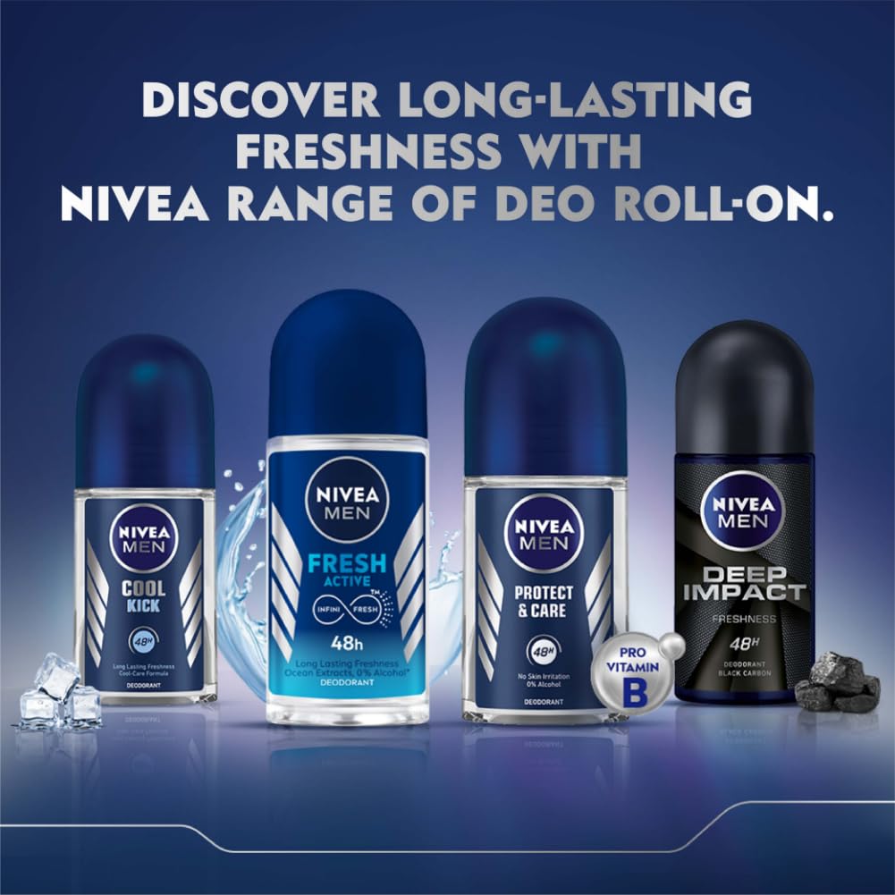 NIVEA MEN Fresh Power Roll-On Deodorant (50ml)