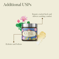 Ohria Ayurveda Amrit Ras Foot Balm | Relaxing, Softening, & Healing Foot Care | Hydrates & Softens Cracked Heels | Infused with Sesame, Almond, Cow’s Ghee & Essential Oils for Relaxation | All Skin Types| For Men & Women- 25g