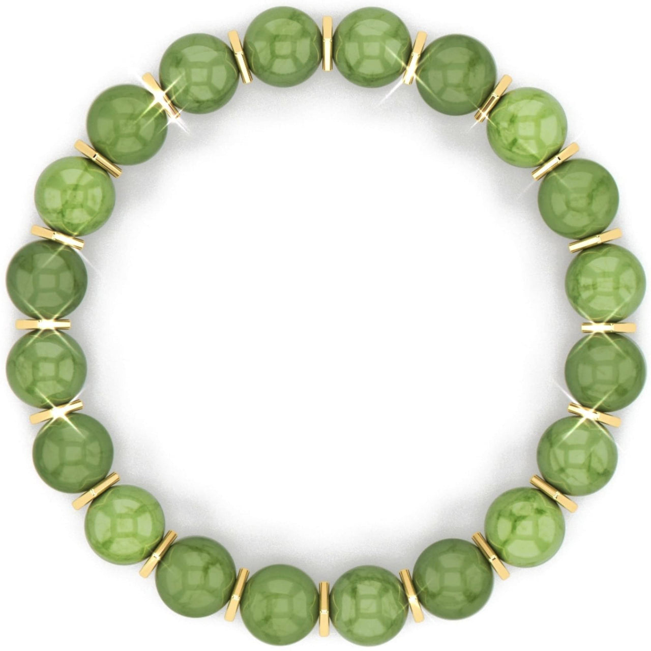 [Healing Trust] Green Jade Bracelet for Men Women Entrepreneur Business Luck, MONEY ATTRACTION Chakra Bracelets for Women, Bead Bracelets for Women, Maximum Money Wealth Abundance Bracelet, Prosperity Good Luck Feng Shui, Jade Bracelet Goals Manifestat...