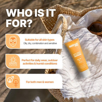 Sotrue Lightweight Gel Sunscreen SPF 50+ PA+++ for Face | Matte Finish & Water-Resistant | No White Cast, 1% Niacinamide & Vitamin C | Broad Spectrum UV Protection | Fragrance-Free | All Skin Types | 50ml