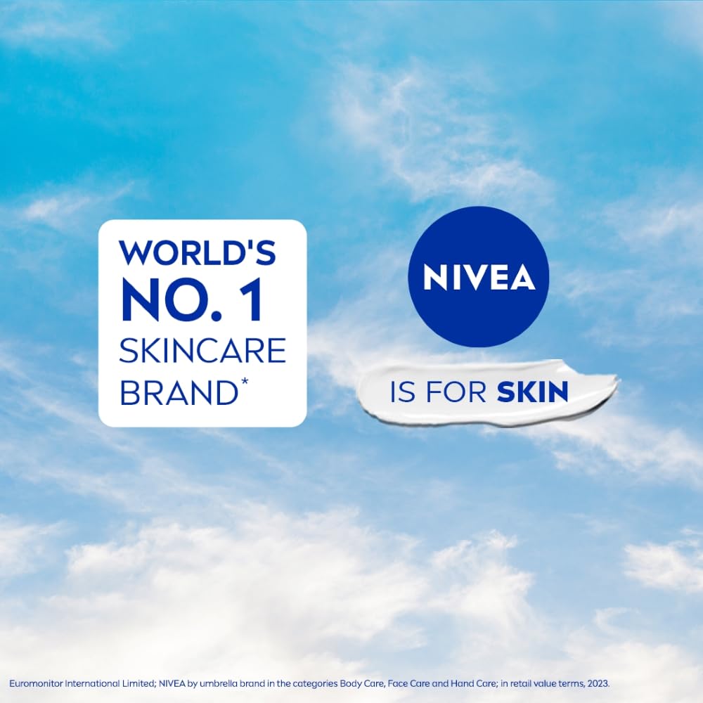 NIVEA Soft Light Moisturizer For Face, Hand & Body, Instant Hydration, Non-Greasy Cream With Vitamin E & Jojoba Oil, 100ml