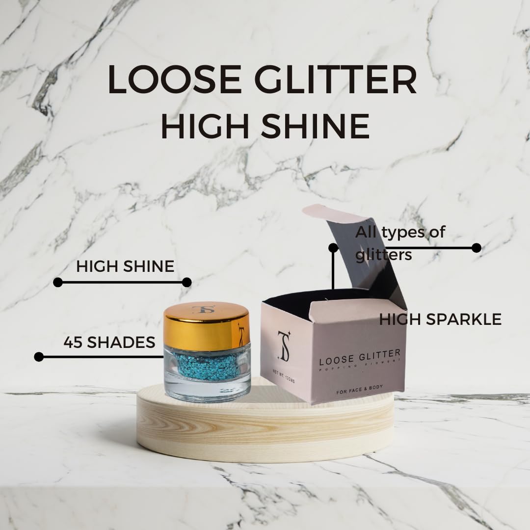 Loose Glitter Eyeshadow Powder Shiney Glitter (Karma)