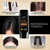 Iba Professional Black Seed Hair Scalp Conditioner | Kalonji Extract For Hair Fall Dandruff Itchy Scalp | For All Hair types | No Sulfate No Paraben | Halal Certified & Vegan - 125 ml