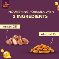 Bajaj Almond Drops Non Sticky Hair Oil With Almond and Argan Oil for 3 way Damage Protection 200ml