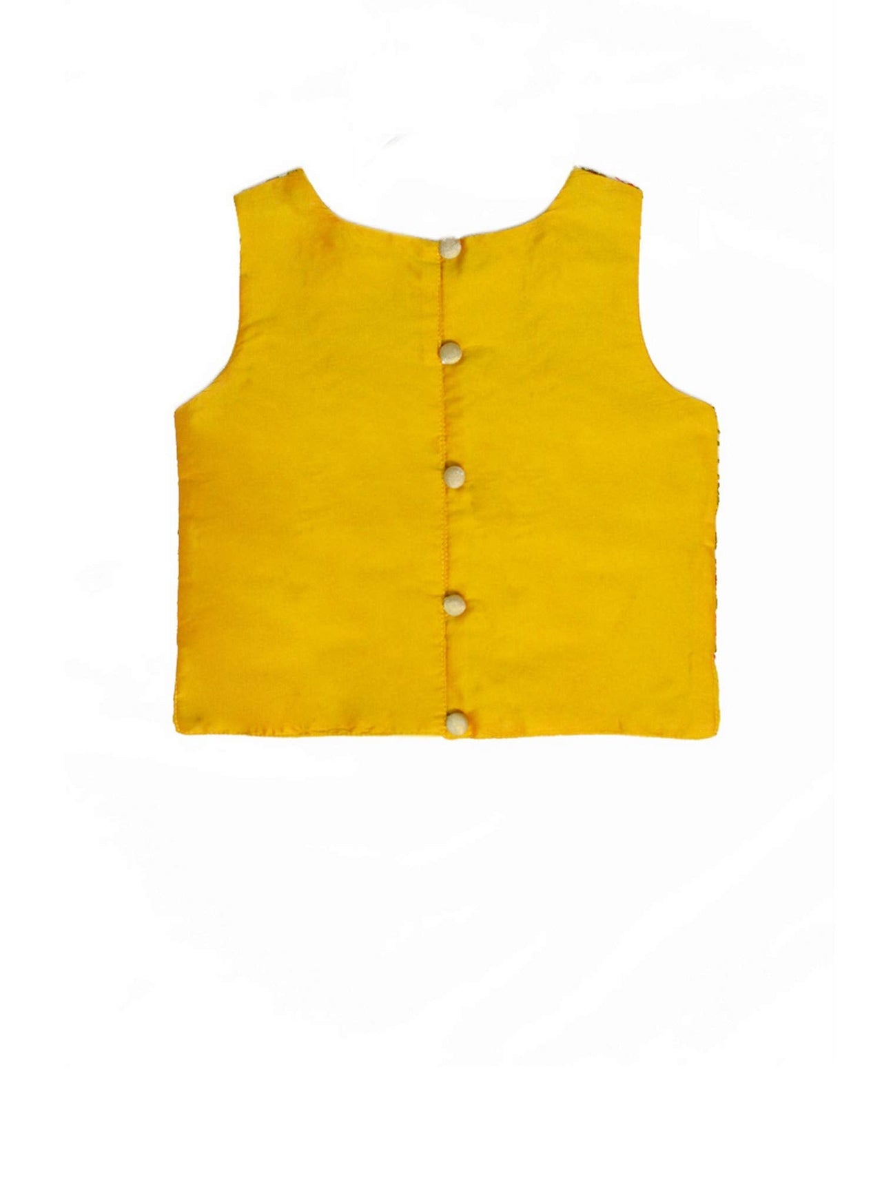 A.T.U.N Girls Lehenga Choli Multi-Turquoise