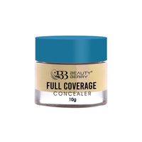 Beauty Berry Full Coverage Concealer, Easy to Blend, Ultra Lightweight & Long Lasting Concealer | Creamy Texture, Highly Pigmented, Waterproof Concealer for Face Makeup (LIGHT FAIREST-06, 1)
