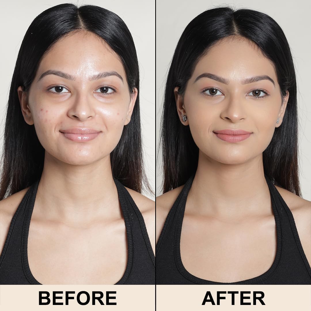 FLiCKA Cover Story Liquid Light Weight Natural Concealer With Full Coverage For Women| Contains SPF, Argan & Avacado Oil| Concealer For Face Makeup, 01.2 Sand, 8.5ml