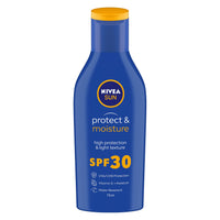 Nivea Sun Lotion, Spf 30, Water Resistant Sunscreen, All Skin Type For Men & Women, 75Ml & Soft Light Moisturizer For Face, Hand & Body, Non-Greasy Cream With Vitamin E & Jojoba Oil, 200 Ml