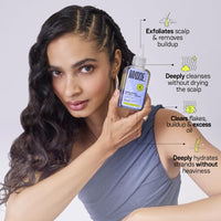 Moxie Beauty Scalp Essentials Trio | Dandruff Detox, Clarifying Cleanse & Hydration Boost | Glycolic, Lactic & Salicylic Acid + Piroctone Olamine + Cocoa Butter & Biotin | Clears Dandruff & Soothes Scalp | Paraben, Sulphate & Silicone-Free | Pre-Wash (100