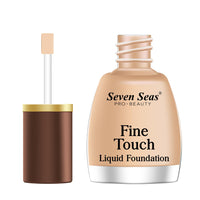 Seven Seas Fine Touch | Long Lasting | Waterproof | Lightweight Liquid Foundation Matte Finish Foundation for Face Makeup (Natural, 12ML)