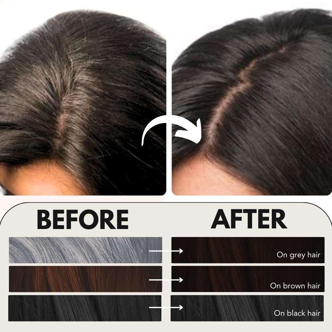 Paradyes Mini Dark Brown Timeless Hair Tint, Permanent Crème Hair Color for Hair & Beard, Complete Grey Coverage, Formula Free from PPD, Ammonia, & Resorcinol, 3.0 Dark Brown, 60 GRAM