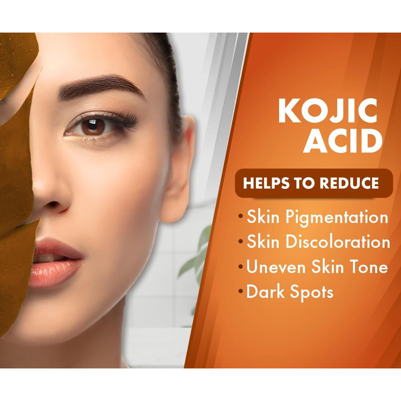 UrbanGabru Kozic Acid Dark Spot Remover Soap Bars with Vitamin C, Glycerine, Glutathione, Alpha Arbutin, Niacinamide | helps in skin lighten (Pack of 3) (75 g X 3)