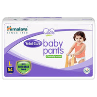 Himalaya Total Care Baby Pants Diapers, Large, 54 Count