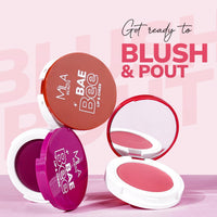 Mila Beaute BaeBee Lip & Cheek Tint I Creamy Formula, Matte Finish I Long Lasting I With Jojoba Oil (03 Burnt Rose)
