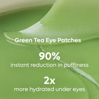 mCaffeine Fine Lines Reduction & Dark Circles Removal Duo | Enriched with Green Tea & Caffeine | Under Eye Cream & Hydrogel Under Eye Patches Combo for Women and Men | Value Pack