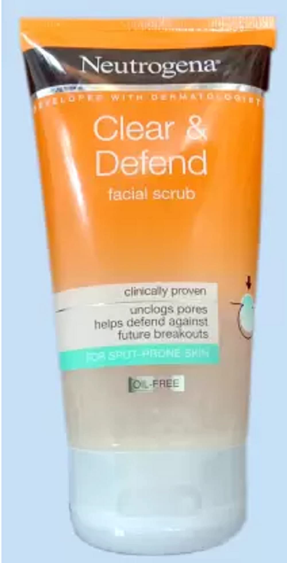 Neutrogena CLEAR & DEFEND FACIAL SCRUB Scrub (150 ml)