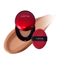 TIRTIR Mask Fit Red Cushion Foundation | Full coverage, Skin fit, Satin Glow Finish | Korean Cushion Foundation #34C AMBER | 4.5g