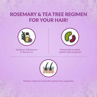 Olivia Dandruff Defense Shampoo for Men & Women with Rosemary & Tea Tree Oil | Dandruff Remover Shampoo & Scalp Cleanser for Oily, Frizzy & Dry Hair | Itch Control & Nourishing Formula | 200ml