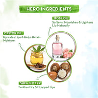 Mamaearth 100% Natural Lip Balm for Women & Men 2g (Rose) - Natural Tint, 12-Hour Moisturization - Heals Dry & Chapped Lips