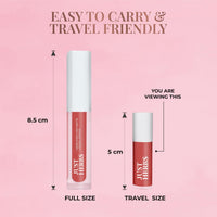Just Herbs Ayurvedic Liquid Matte Lipstick Kit Set Of 5 With Long Lasting, Hydrating & Lightweight Lip Colour, Brights & Pinks - Paraben & Silicon Free - 5 Ml