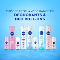 NIVEA Fresh Natural Roll On, 50ml| 48 H Smooth & Beautiful Underarms| 0% Alcohol | For Women