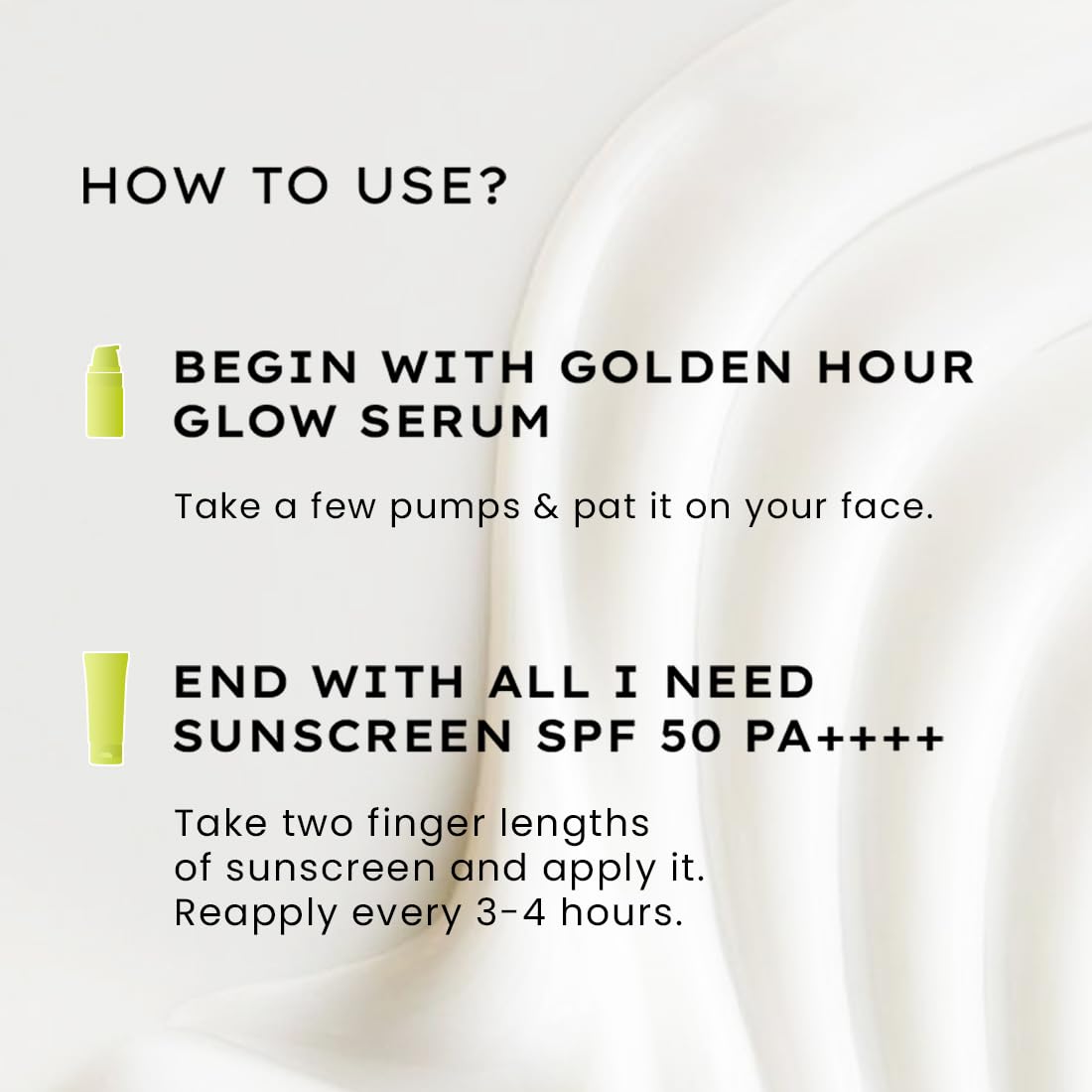 Hyphen Daily Day-Care Routine with Face Serum & Moisturizing Sunscreen SPF 50 | Glow & Protect Skincare Essentials for All Skin Types | Rich in Niacinamide, Hyaluronic Acid & Kakadu Plum | Pack of 2