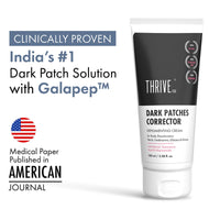 ThriveCo Dark Patches Corrector Cream| Dark Patches Removal | With Retinal &Niacinamide for Dark Neck, Underarms, Inner Thighs, Knuckles, Elbows & Knees. Men & Women | 100ml