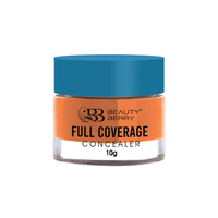 Beauty Berry Full Coverage Concealer, Easy to Blend, Ultra Lightweight & Long Lasting Concealer | Creamy Texture, Highly Pigmented, Waterproof Concealer for Face Makeup (ORANGE CORRECTOR-13, 1)