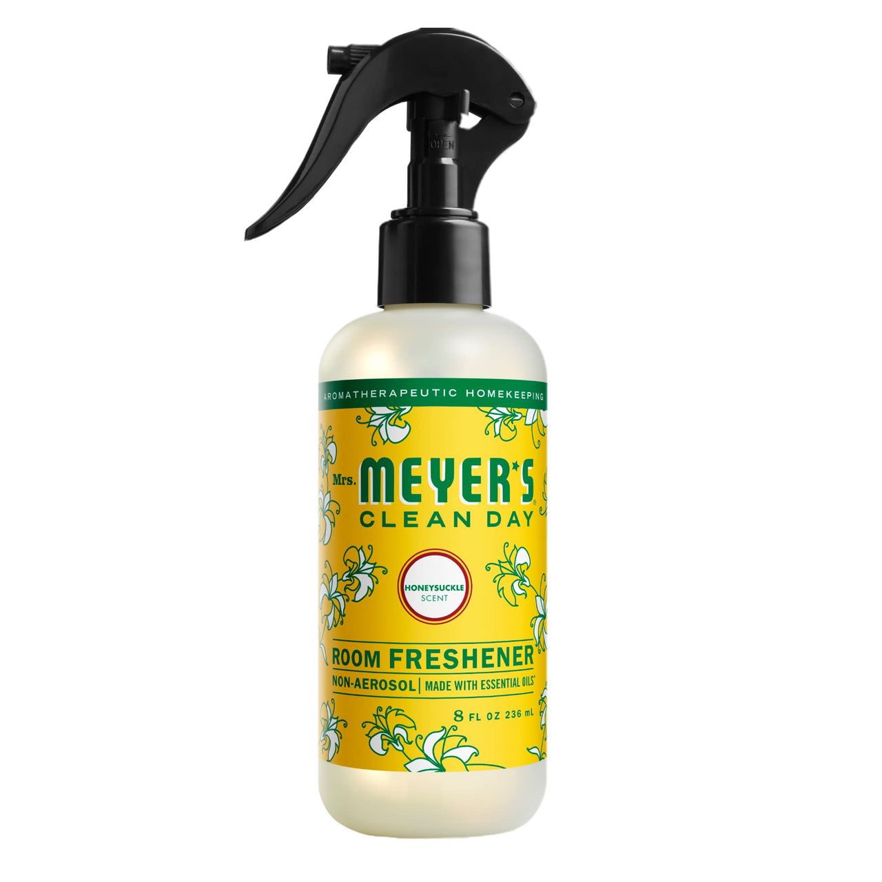 MRS. MEYER's CLEAN DAY Room and Air Freshener Spray, Non-Aerosol Spray Bottle Infused with Essential Oils, Lemon Verbena, 8 fl. oz - Pack of 3 8 Fl Oz (Pack of 3)