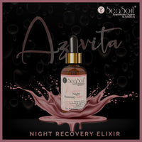 SeaSoul Face Serum Anti-Ageing Night Recovery Moisturizer with Squalane for Hydrating, Goji Berries for Skin Brightening, Snow Lotus for Sebum Control & Evening Primrose for Wrinkle Reduction (30 ml)