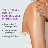 mCaffeine Blueberry Swirl Deep Moisturizing Body Butter | 5 Essential Ceramides for Skin Repair with Shea Butter & Cocoa Butter | 72Hrs Long Lasting Moisturization | Winter Body Care | Fruity Blueberry Aroma | Body Butter for Women and Men - 200g