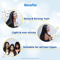 Parachute Advansed Jasmine Gold Coconut Hair Oil With Vitamin-E For Super Shiny Hair, Non-sticky, 300ml