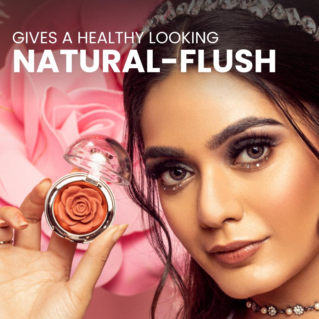 Typsy Beauty 3D Rose Blush & Shade Shifter Lip & Cheek Oil Combo pH-Activated, Hydrating Lip & Cheek Tint, Coral Kiss 02 Blendable Blush for a Radiant, Natural Glow, Vegan & Paraben Free