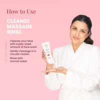La Pink Ideal Bright Face Wash | Boosts Radiance & Improves Texture | Reduces Pigmentation & Dark Spots | Hydrating, & Soap-Free | With Kakadu Plum, Mulberry & Cactus Flower | 100% Microplastic-Free | All Skin Types | 100ml
