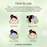 PYOURA Acne Clear Skin Neem Powder, Dark Spot Pigmentation Face Pack, Pure Hygienically Dried Powdered Leaves, Natural Ayurvedic Herbal Mask, No Preservatives Added, 200 g (2 Packs of 100 g Each)