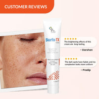 Fixderma Tranexamic Acid + 2% Kojic Acid + 1% Arbutin SKARFIX -TX Face Cream | Pigmentation Removal Cream | Kojic Acid Cream | Uneven Skin Tone - 15 gm (Pack of 1)