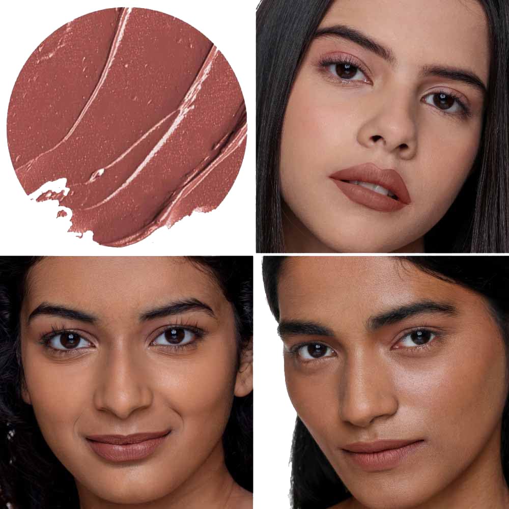 Kiro Non-Stop Airy Matte Liquid Lipstick - Cinnamon Nude (Brown Pink), 5ml | Super-Pigmented, Long-Lasting, hydrating | Waterproof, Smudge-Proof, Lightweight | Infused with Avocado & Apricot Oil