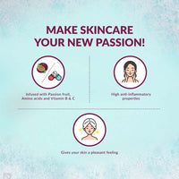 Olivia Hydrating Face Cleansing Foam With Passion Fruit For Deep Cleansing & Hydrated Skin, Mild Exfoliator & Cleansing Foam For Daily Use, Helps To Brighten The Skin, Face Wash Men And Women - 150Ml