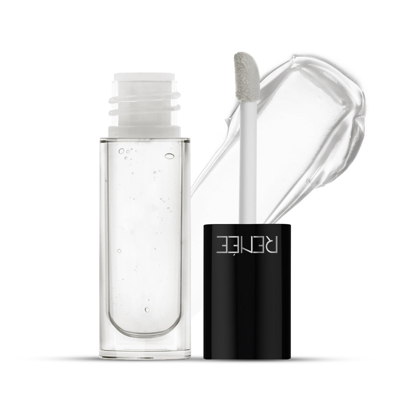 Renee Hot Lips Clear Lip Gloss 4.5Ml & Stay With Me Mini Matte Lip Color, Long Lasting, Non Transfer, Water & Eau De Parfum Bloom 8Ml, Long Lasting Luxury Perfume Scent For All Occasions, Mini Perfume