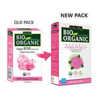 INDUS VALLEY 100% Organic Rose Petal Powder | Rosa indica - 100g*2 =200g