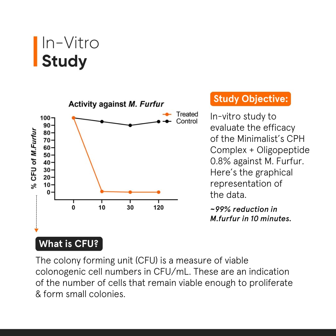 Minimalist Anti-Dandruff Hair Serum for Scalp | Pre Shampoo Treatment with CPH Complex & Oligopeptide 0.8% | With Elestab Advanced Anti Dandruff Molecule | For Women & Men | 50ml