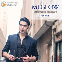 Meglow Fairness Combo for Men | Instant Glow Face Wash (70g) + Face Cream (50g) | Skin Brightening Combo Pack for Men | SPF 15 | Paraben Free | Vitamin E