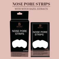 Lakyou Beauty Nose Pore Strips With Witch Hazel Extract | Instantly Cleans Clogged Pores | Removes Blackheads | Removes Whiteheads | 10 Strips