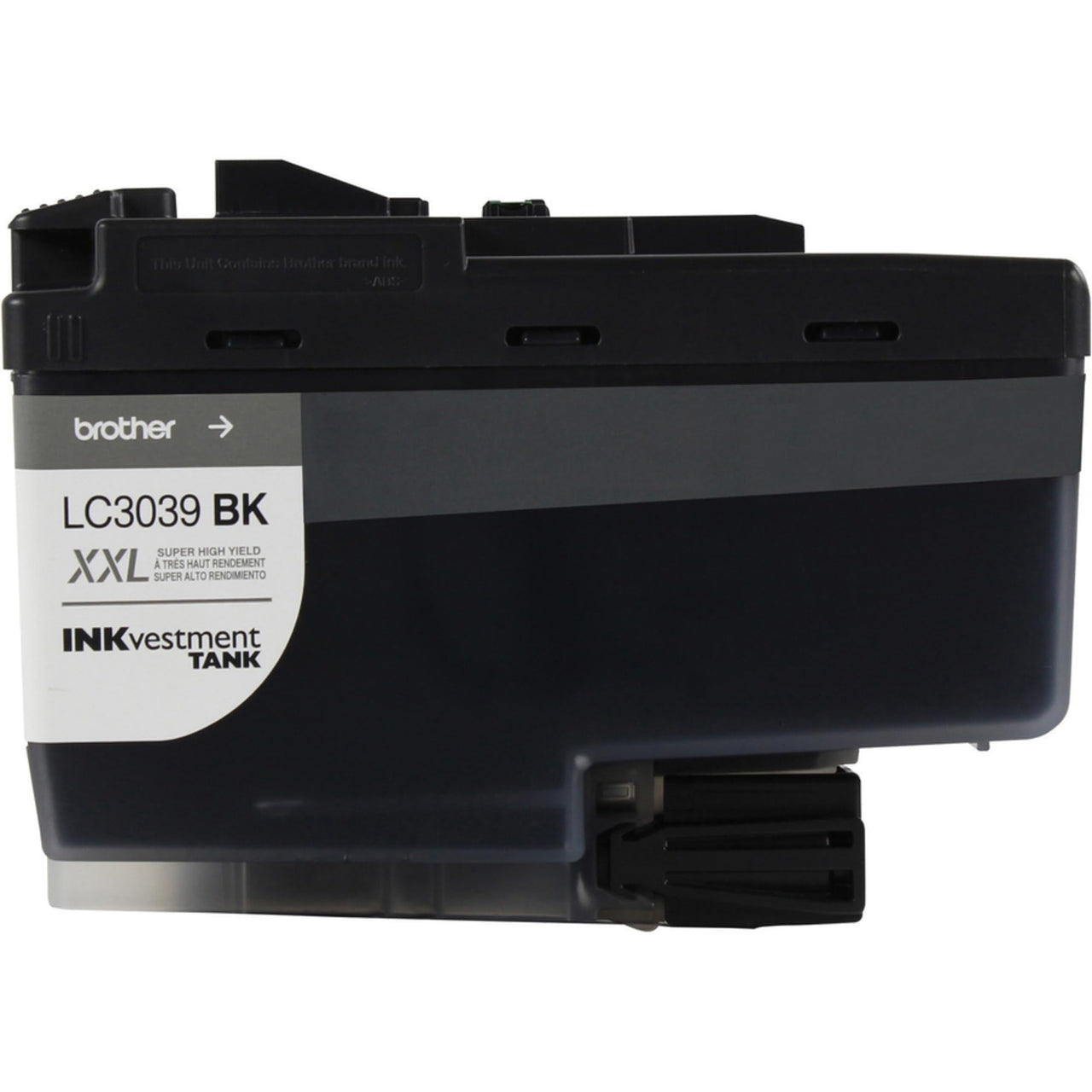 Brother Genuine LC3039BK Single Pack Ultra High-yield Black INKvestment Tank Ink Cartridge, Page Yield Up To 6,000 Pages, LC3039 Black Ink